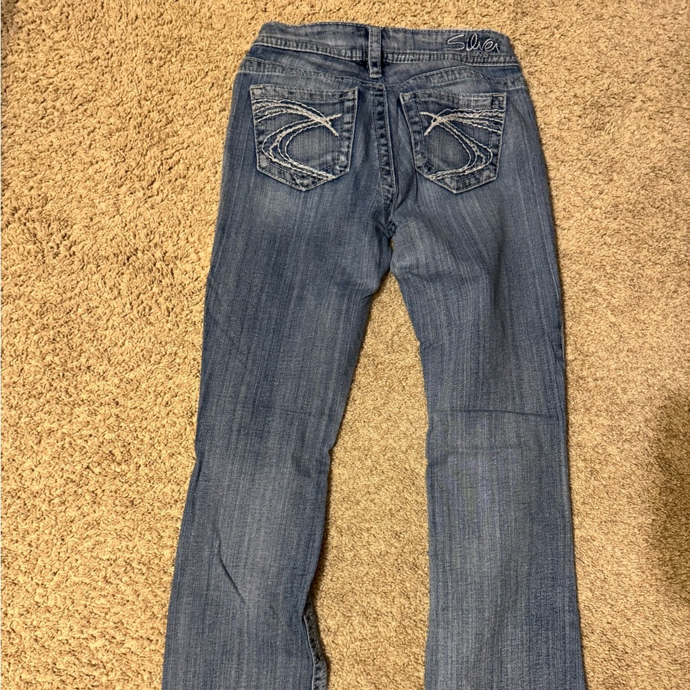 Silver jeans